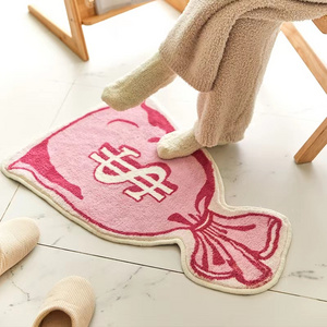 Custom Rug Logo Money Shape Floor Rugs Anime funny doormats cute custom rug