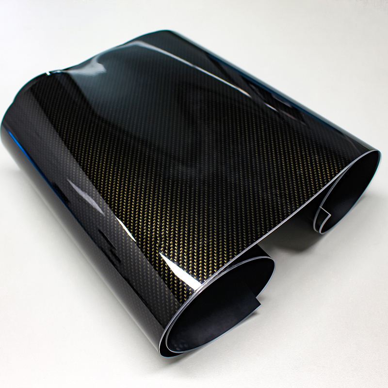 Factory Price Auto Carbon Fiber Car Wrap Vinyl Film 7D Carbon Fiber Vinyl For Car Body Protection