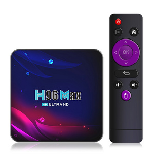 manufacturer factory wholesale direct android 11 Original Rockchip 4K 60fps android 11 tv box H96 Max V11 RK3318 RAM 2GB/4GB DDR