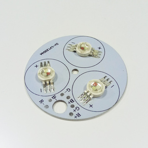 Factory Price high power led 3*1W RGB Pcba Smd Led Pcb Round