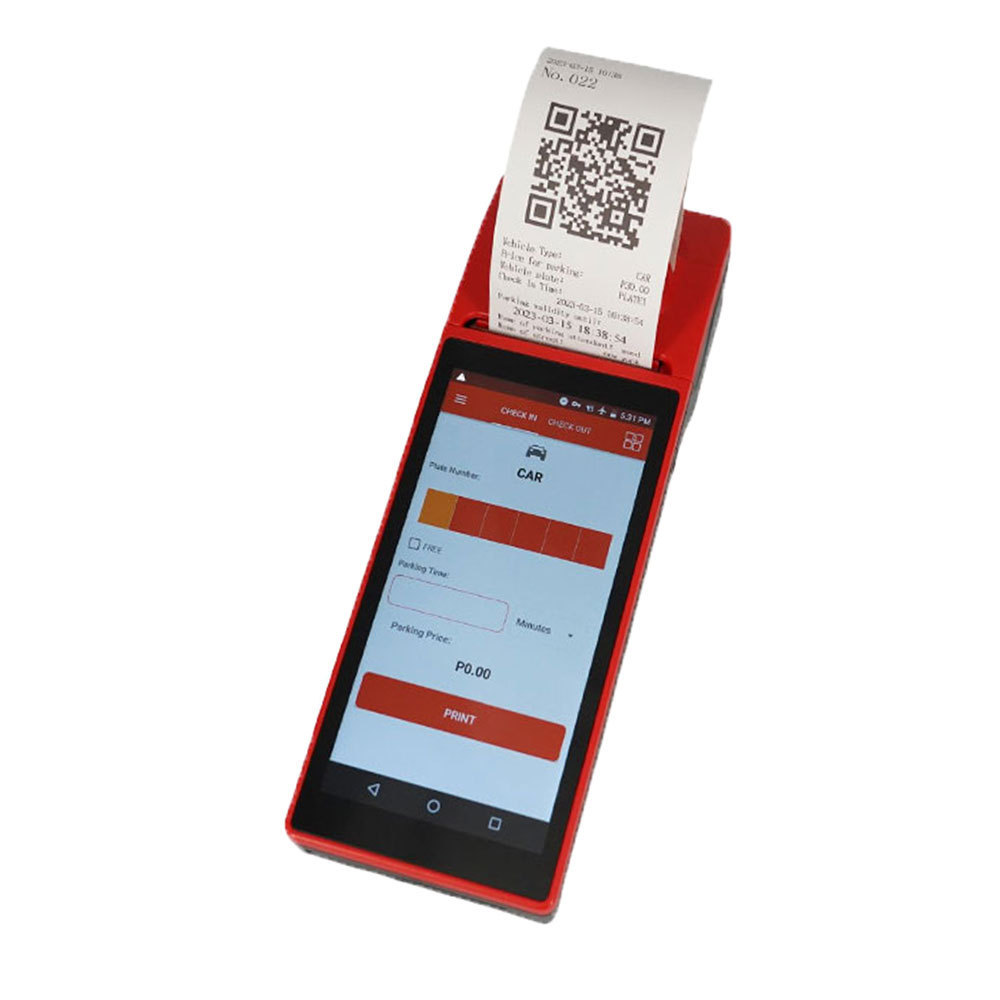 GOODCOM Touch Screen Terminal Pos Qr Code Android Device Pos Systems Handheld Parking Ticket Print Pos Machine