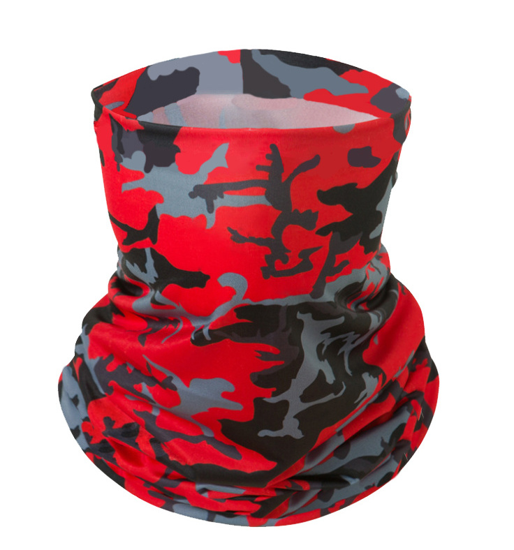 Custom Logo Sublimation Print Neck Gaiter Headwear Tubular Neck Warmer Bandana Multiscarf Tube Seamless Headwear Fishing Bandana