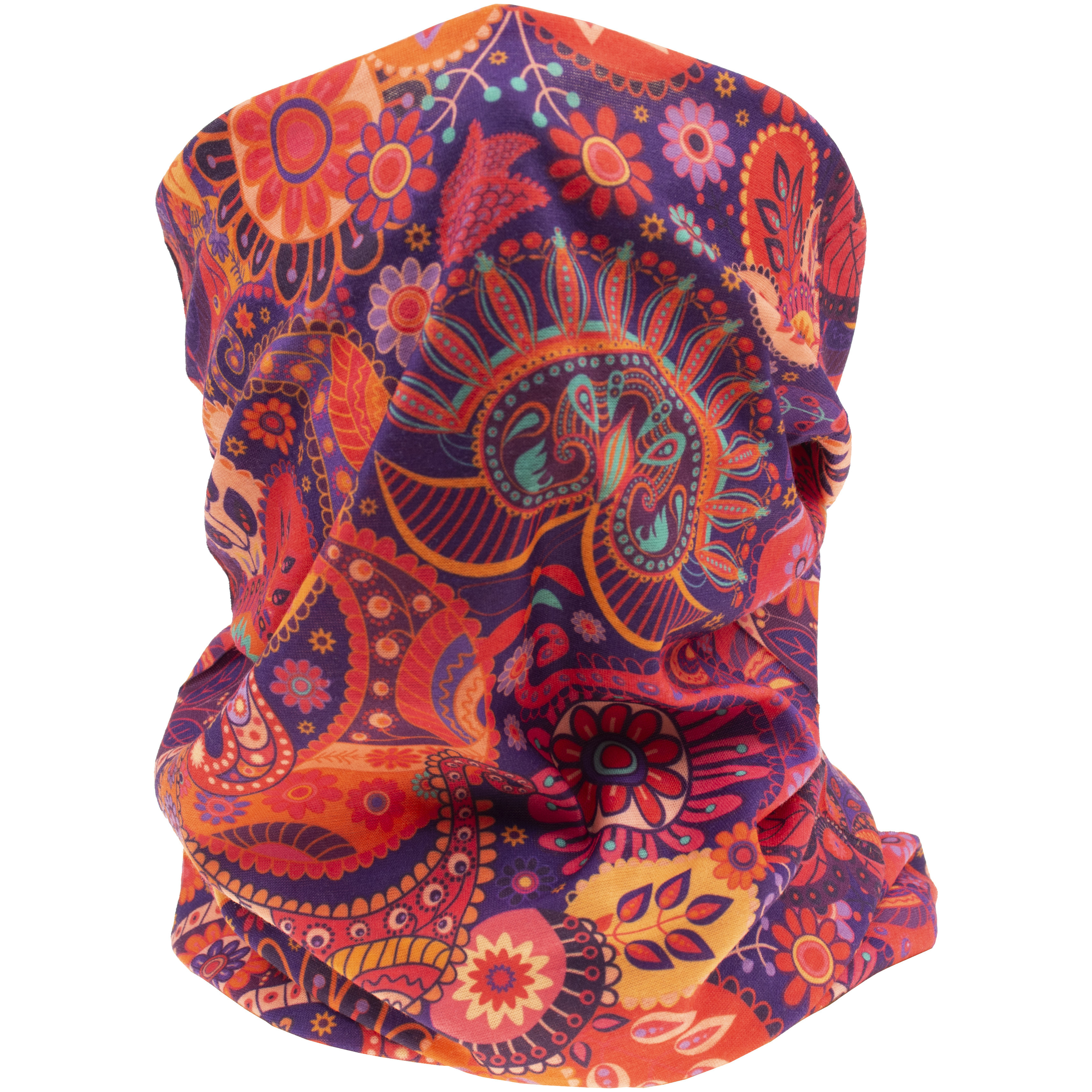 Promotion Sublimation Custom Logo Polyester Spandex Seamless Neck Gaiter Face Tube Bandana High elasticity