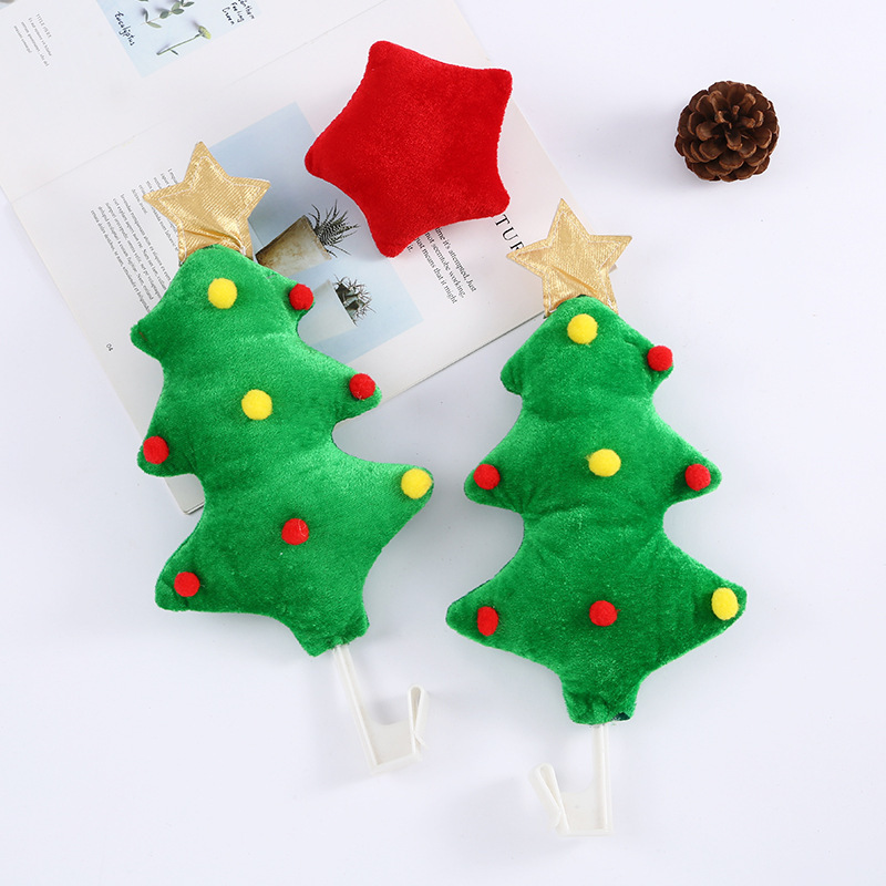 New Christmas Car Deer Horn Christmas Creative Car Decoration Crutch Christmas Tree Decoration