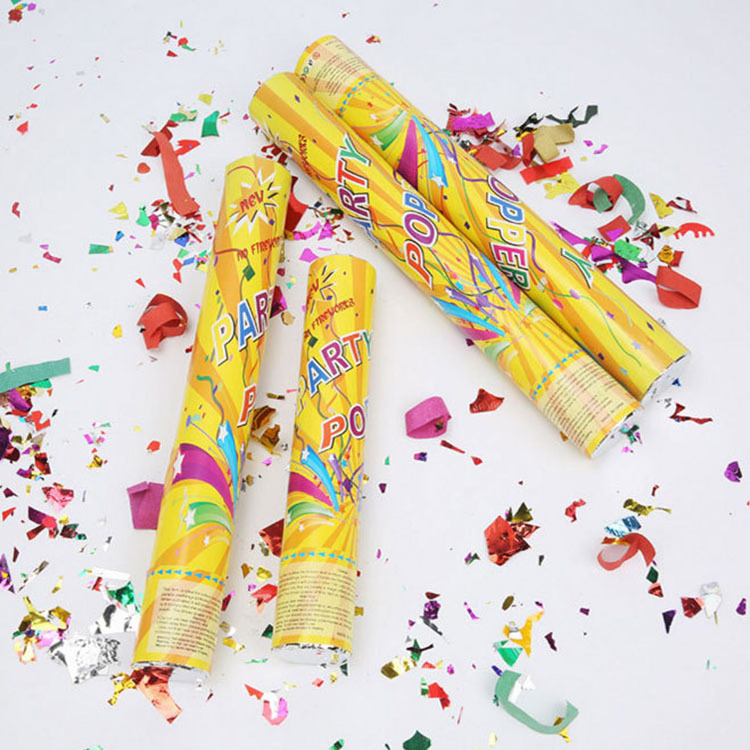 Wholesale Christmas Holiday Birthday Party Popper Confetti 30-80cm Confetti Cannons For Sale