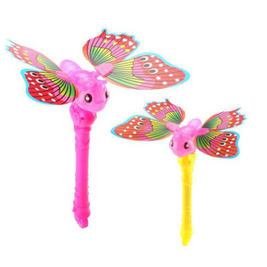 Wholesale Luminous Activity Band Music Plastic Butterfly Toy Flash Magic Stick Colorful Fairy Stick