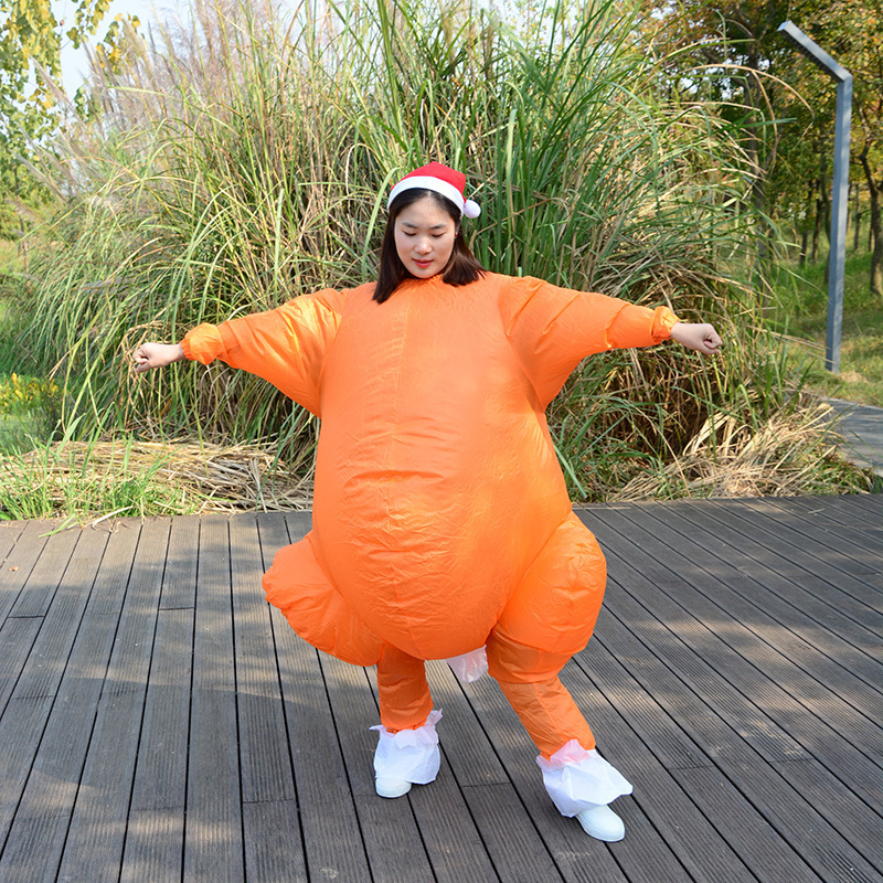 2022 Hot Sale Thanksgiving Inflatables Outfit Inflatable Clothing Cosplay Turkey Inflatable Costume Party Clothes