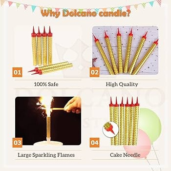 Factory Wholesale Roman Candle Fireworks Bar Party Champagne Fountain Birthday Candles Fireworks Cake Topper