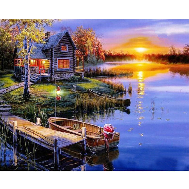 Modern Oil Painting Wall Art Scenery Home Decoration Abstract Oil Painting On Canvas