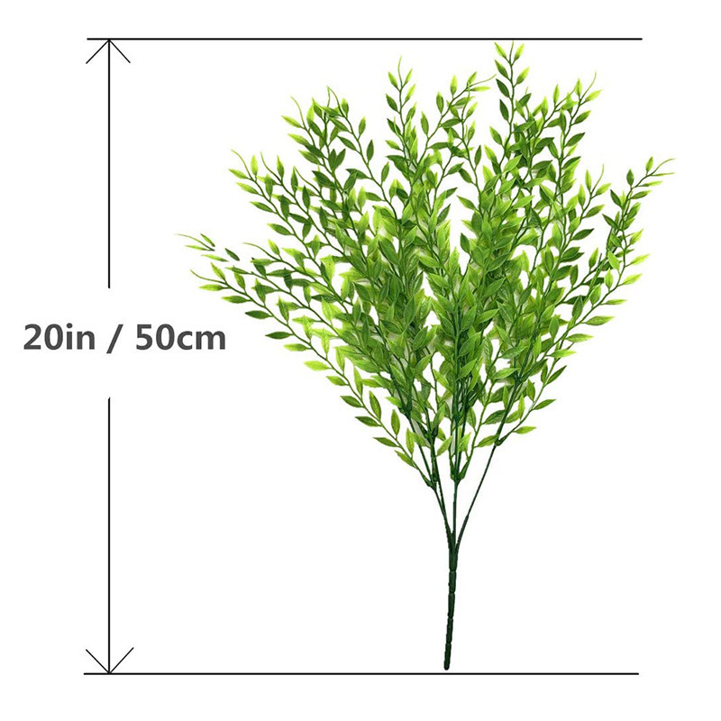 Factory Hot Selling Artificial Willow Branch Leaf Indoor Wall Hanging Ceiling Flowers Artificial Plants Decoration