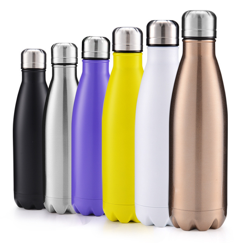 Hot Sale Eco-friendly Insulated Cola Bottles Stainless Steel Cola Shaped Bottle tumblers wholesale bulk 304 Metal Water Bottle