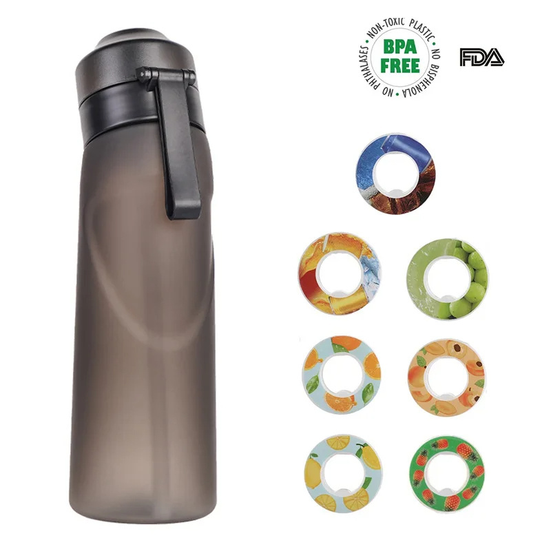 Air Water Up Bottle with Flavor Pods Scent Water Bottle Fruit Fragrance Water Bottle Sports  Cup Suitable for Outdoor Sport