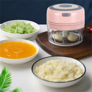 Fruit & Vegetable Tools usb Mini Cordless USB Electric onion Garlic Chopper food chopper Mincer