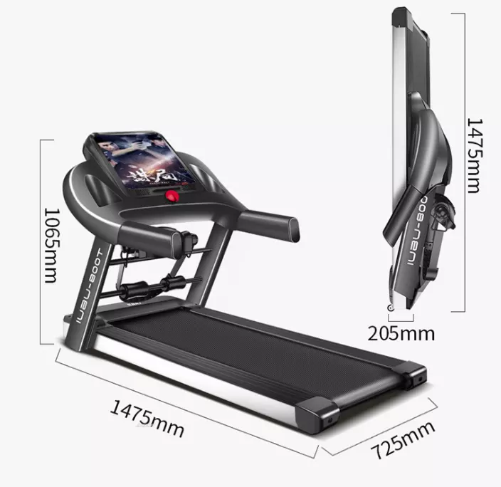 New design fitness equipment foldable fashion electric treadmill