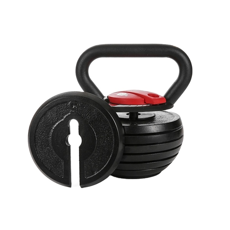 2022 Top Quality 20LB 40LB adjustable kettlebell,iron weight plate,9kg/18KG adjustable kettlebell