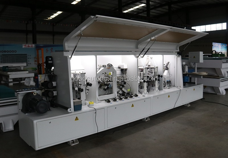 Edge Banding Trimming Machine with PVC Tape and Manufacturing Production Line Roller