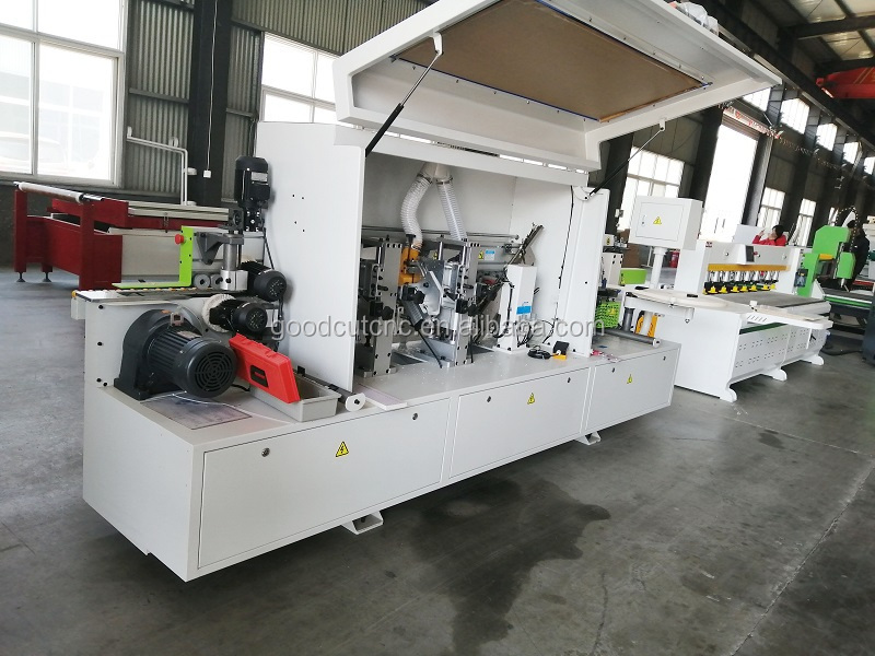 Hot Sale Fully Automatic Edge Banding Machine for Non Metal Materials Plywood , MDF , Vaneer