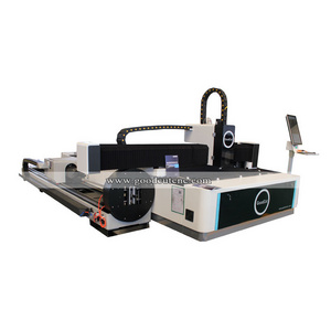 GC1530 fiber laser 1kw cnc pipe laser cutting machine for metal