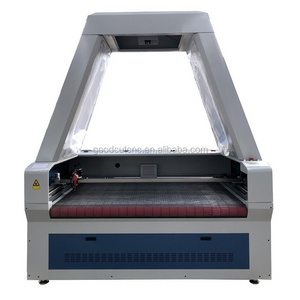 cnc textile laser cutting machine with ccd camera and auto feeding