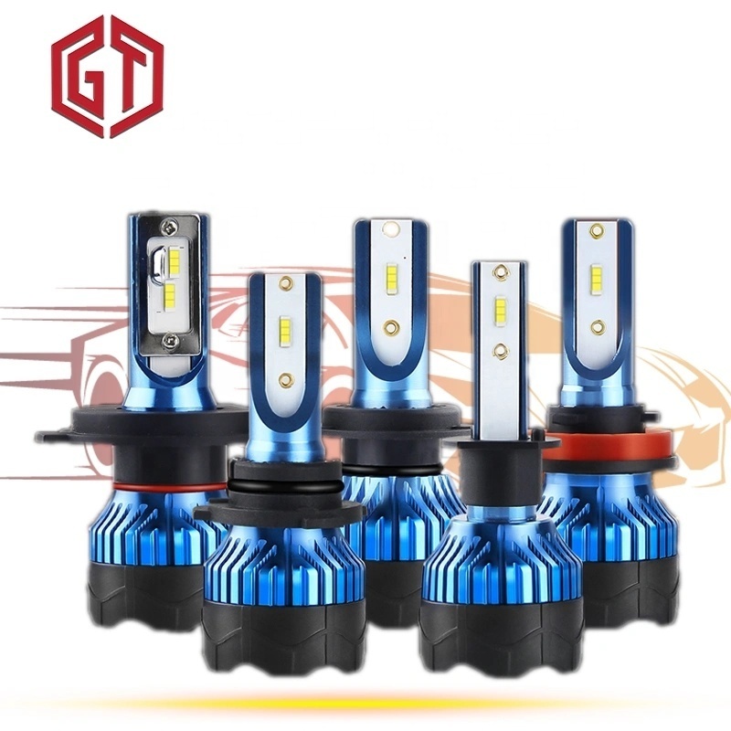 k5 16000 Cooling Fan H4 LED Car Light Bulb Mini H3 H11 9005 9006 880 H7 csp Canbus H7 Led Headlights