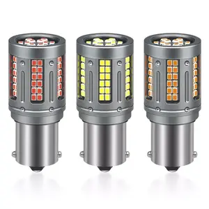 PY21W BA15S P21W Led 1156 BAU15S Bulb 2016 84SMD Canbus 1157 BAY15D Car Turn Signal Lamp Brake Backup Light 21W Amber