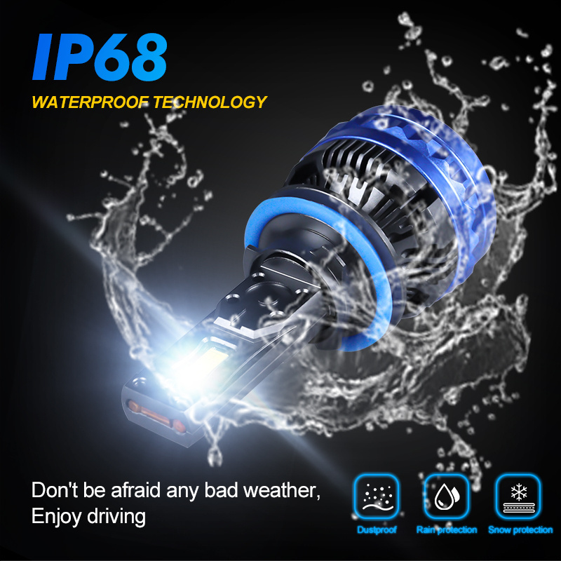 High Power Led Light H11 200W 40000lm Car Headlamp H7 H4 H11 9005 LED Car Headlight Bulbs With Canbus Led Headlight Bulb For Car