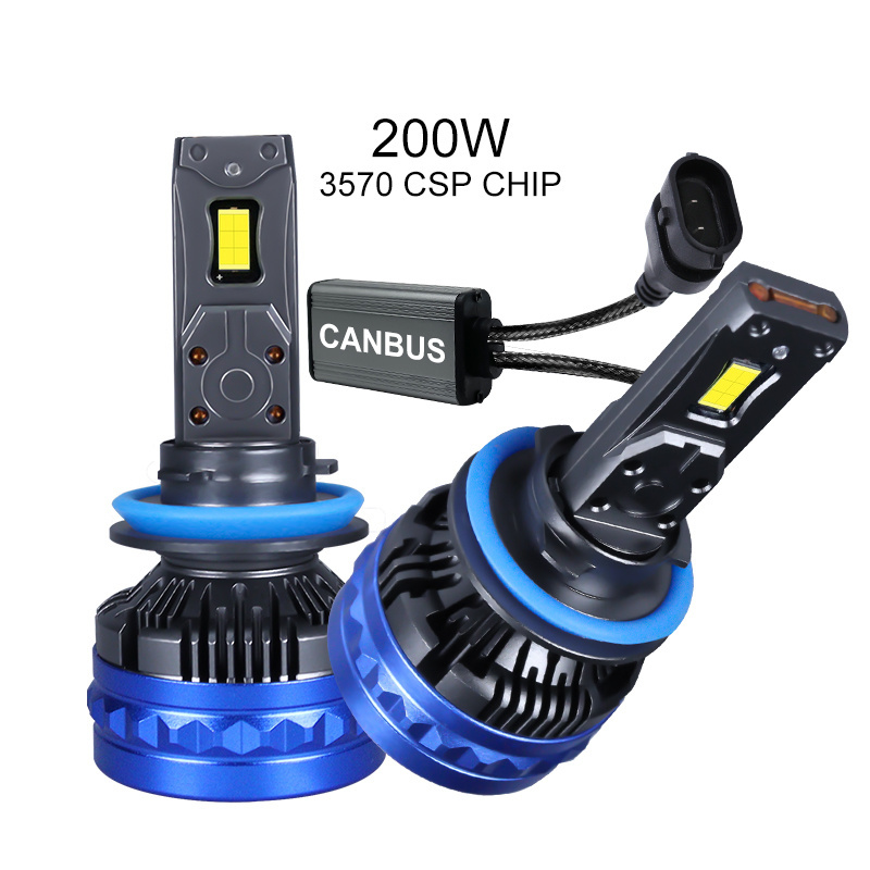 High Power Led Light H11 200W 40000lm Car Headlamp H7 H4 H11 9005 LED Car Headlight Bulbs With Canbus Led Headlight Bulb For Car