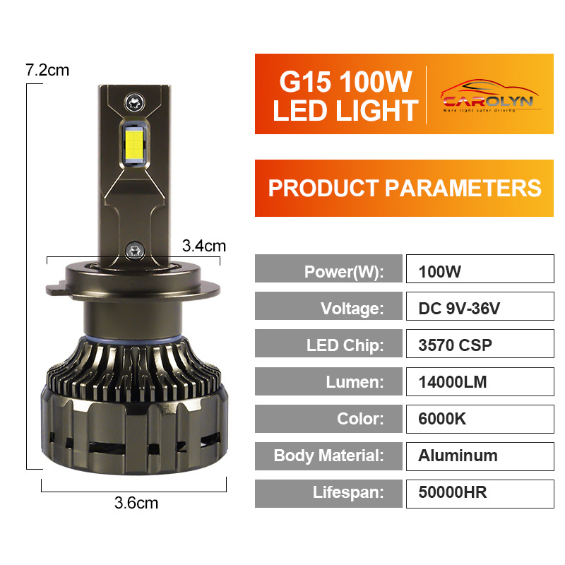 High Power Led HeadLight Bulb Led Fog Light Led Light 200 watt 300 watts LED Light For Car H4 H7 Lamp 100w High Quality