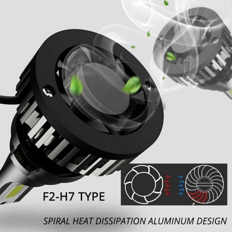 F2 CSP Headlight  6000k 55W per bulb LED H4 h7 led headlight bulb for bmw