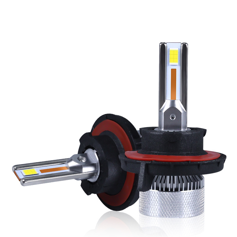 Hot Sale Car Kit Lamp Parts H13 Led Headlight H13 9008 Led Bright Headlights Canbus h7 Led 55w h4 Led Bulb 6000K