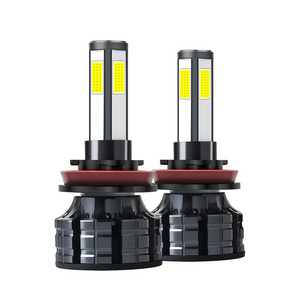 2022 car light accessories led K9 four sides LED Headlight H1 H3 H4 H7 H8 H9 H11 H13 9004 9005 9006 9007 9008 H16 5202 H27 LED