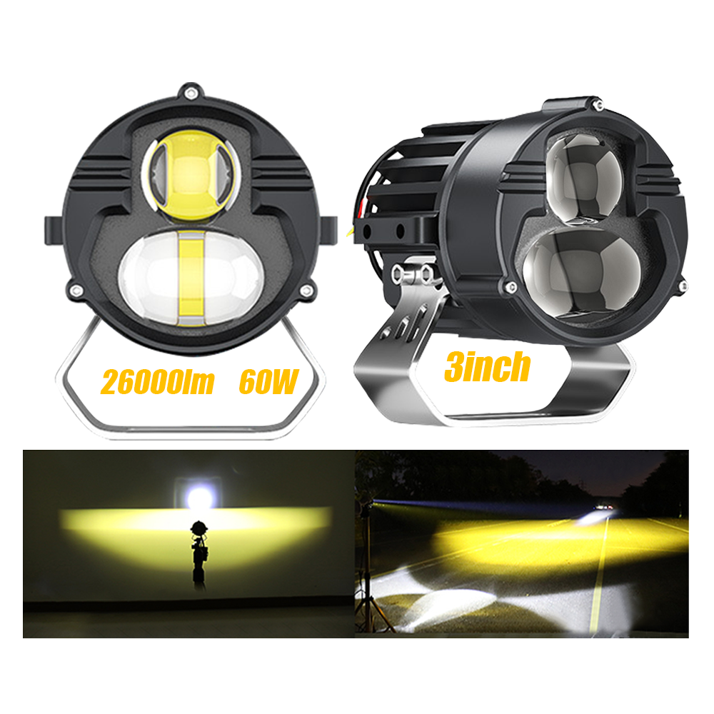 U30 led projector lens light high power 3000K 6000K  Bi-LED Motorcycle headlight 26000LMcar headlights Hi Lo Beam led lens Light