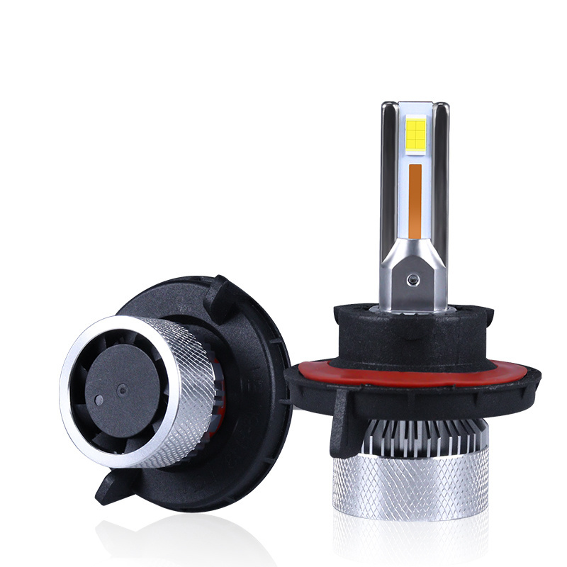 Hot Sale Car Kit Lamp Parts H13 Led Headlight H13 9008 Led Bright Headlights Canbus h7 Led 55w h4 Led Bulb 6000K