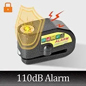 Motorcycle Bike Alarm Lock Sound Disc Brake Lock 110db Loud 2 keys Security Waterproof Bicycle Anti Theft Lock