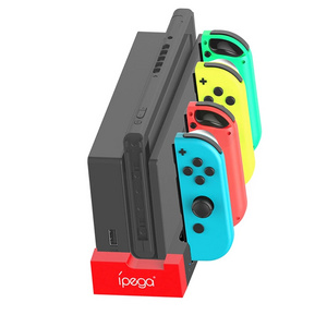 New Game Controller Charger Station Holder With Led For Switch Joy-Pad Console Charging Dock Stand