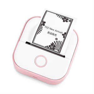 Phomemo T02 203dpi 53mm Printing Stickers Wireless Inkless Mini Pocket Label Notes Portable Photo Printer