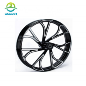 Gooder-LG49 CNC Half Oxygen Polarization Technology 18 21 26 30 32 inch Motorcycle Wheel Spoke Rim for Harley Davidson