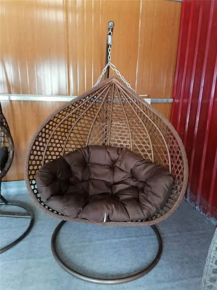 Wicker rattan swing chair swing birds nest hanging chair teardrop swing chair