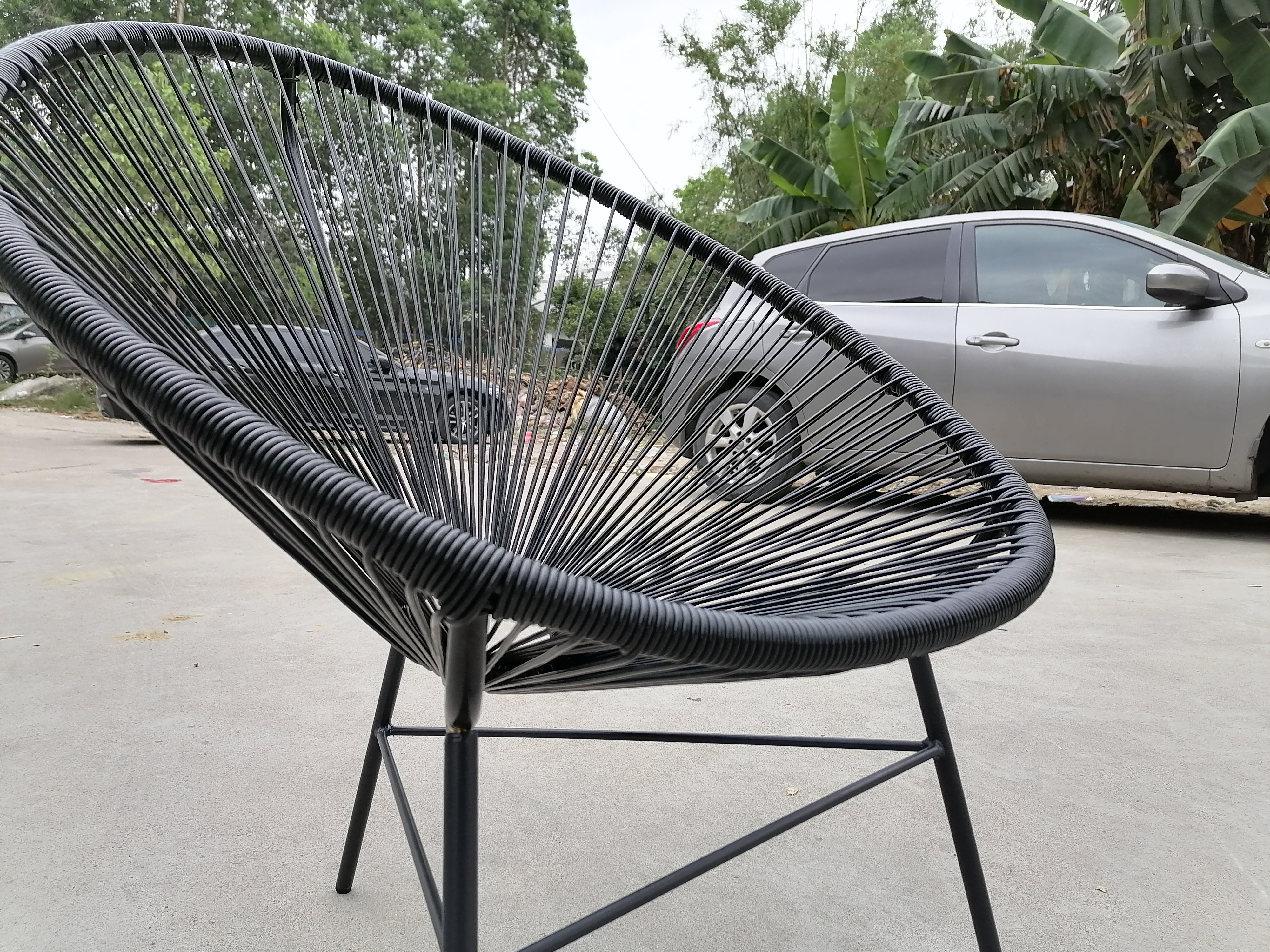 French bistro chair outdoor rattan wicker chairs outdoor cheap rattan acapulco chair