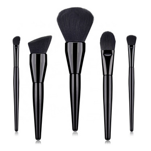 Best Face Foundation Makeup Brush Set 5 Piece Mini Wood Makeup Brush