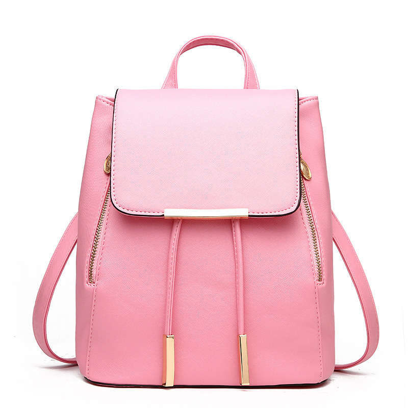 2024 New Designer Korean fashion  leisure woman bag PU leather pop bag hand bag Women's backpacks