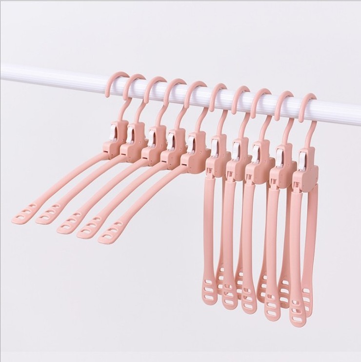 new product Multi-functional plastic clothes hanger folding,magic hangers for clothes