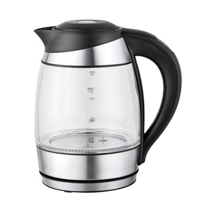 1.7L keep warm 5 color led light digital glass electric kettle