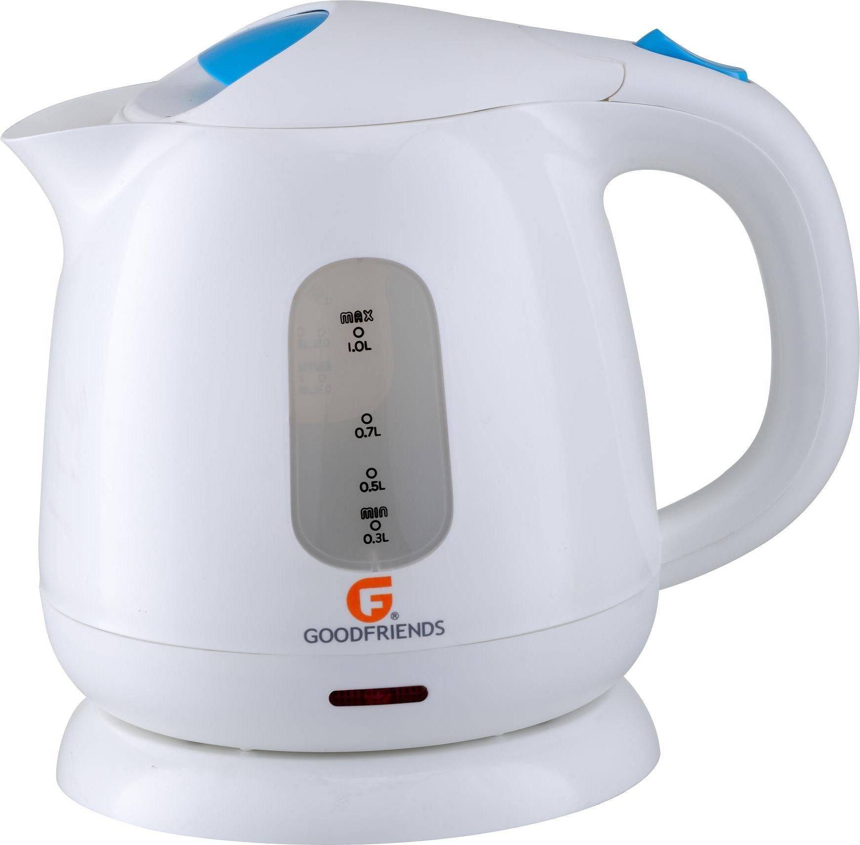 kitchen appliances  small capacity cute tea maker design cordless  1.0L  Durable Plastic Electric water  Kettle