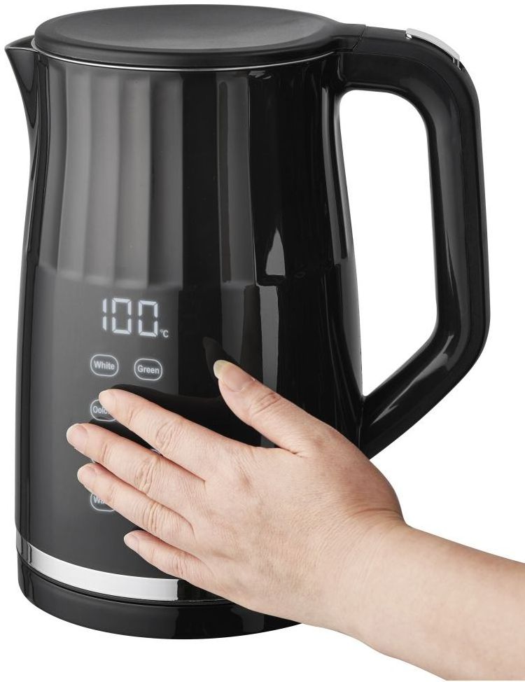 NEW ITEM 2022  1.7L 304  DOUBLE LAYERS STAINLESS STEEL DIGITAL  ELECTRIC KETTLE