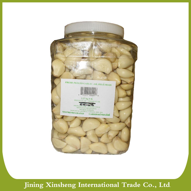 Chinese frozen vacuum packed peeled garlic