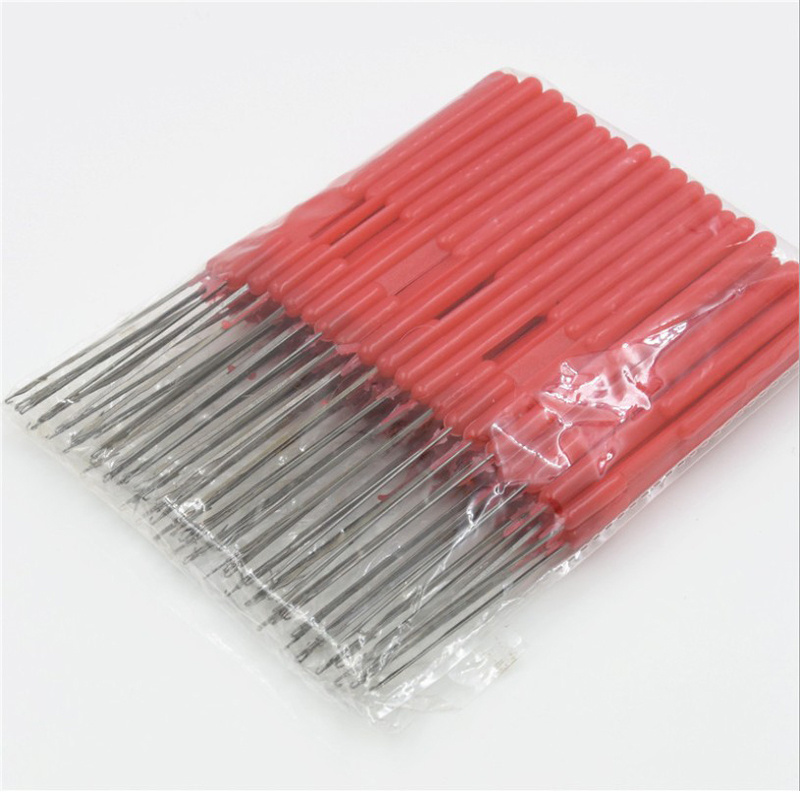 Loop Micro Rings Links Beads Braid Latch Hook Crochet Plastic Needle Dread-lock Knitt Hair Crochet Needle Hook