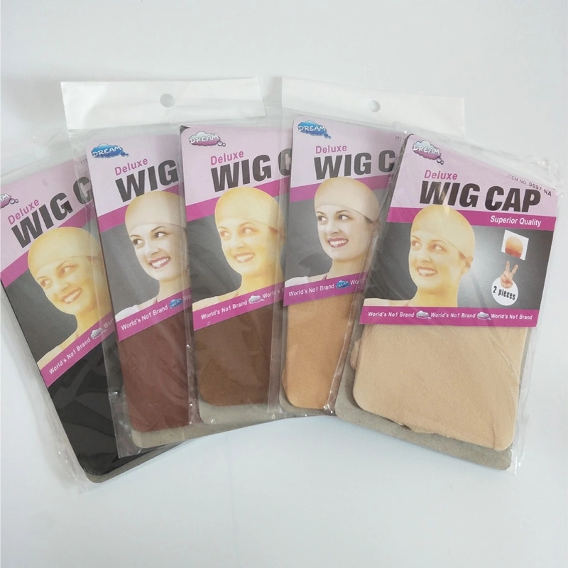 Wig Cap Stretchable Elastic Hair Net 5 colors Nylon Bald Wig Hair Cap Stocking Liner