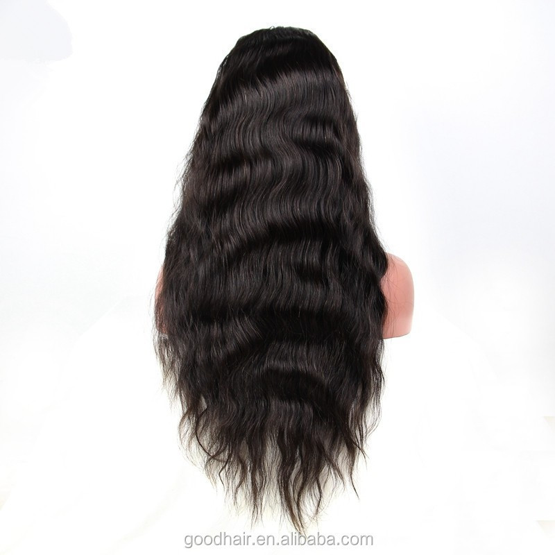 full saxy image 10a human hair full lace wig body wave brazilian human hair wigs for black women