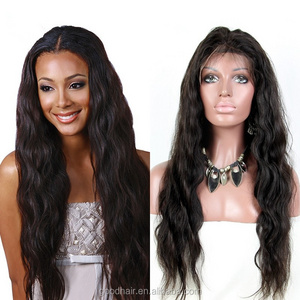 full saxy image 10a human hair full lace wig body wave brazilian human hair wigs for black women